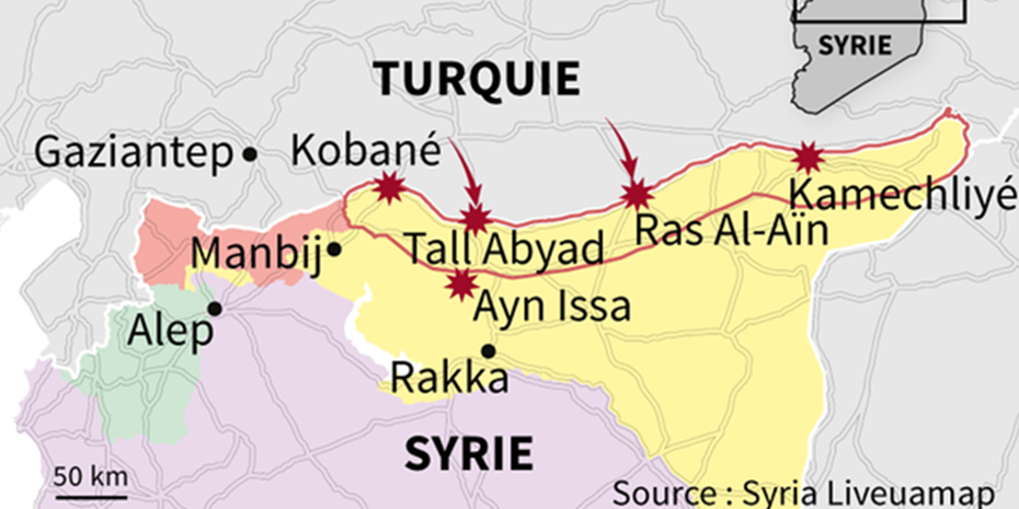 Situation dans le nord-est de la Syrie