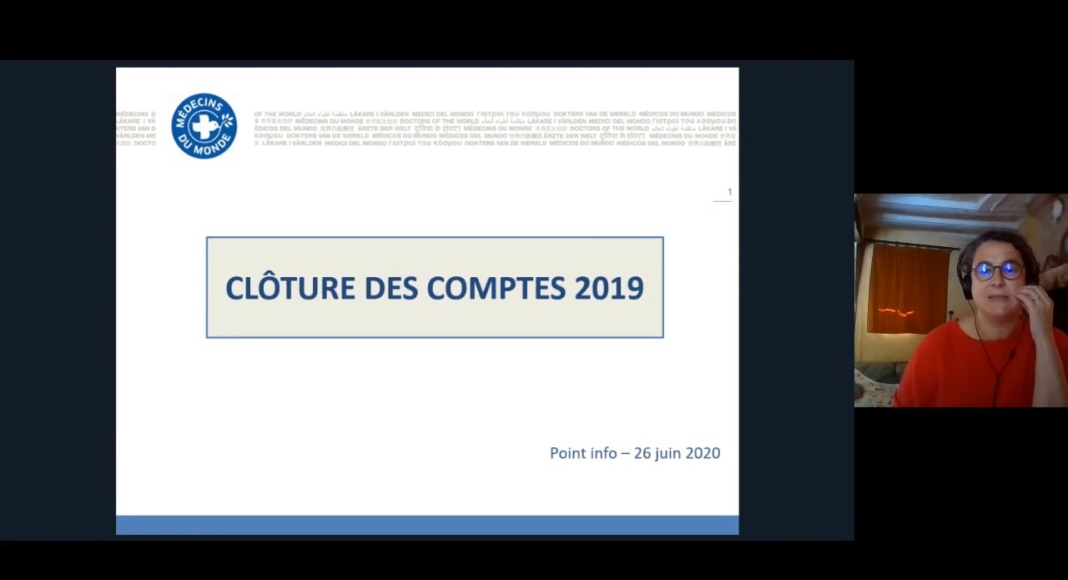 Clôture annuelle des comptes 2019 de MdM France
