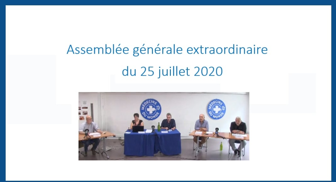 Assemblée générale extraordinaire 2020