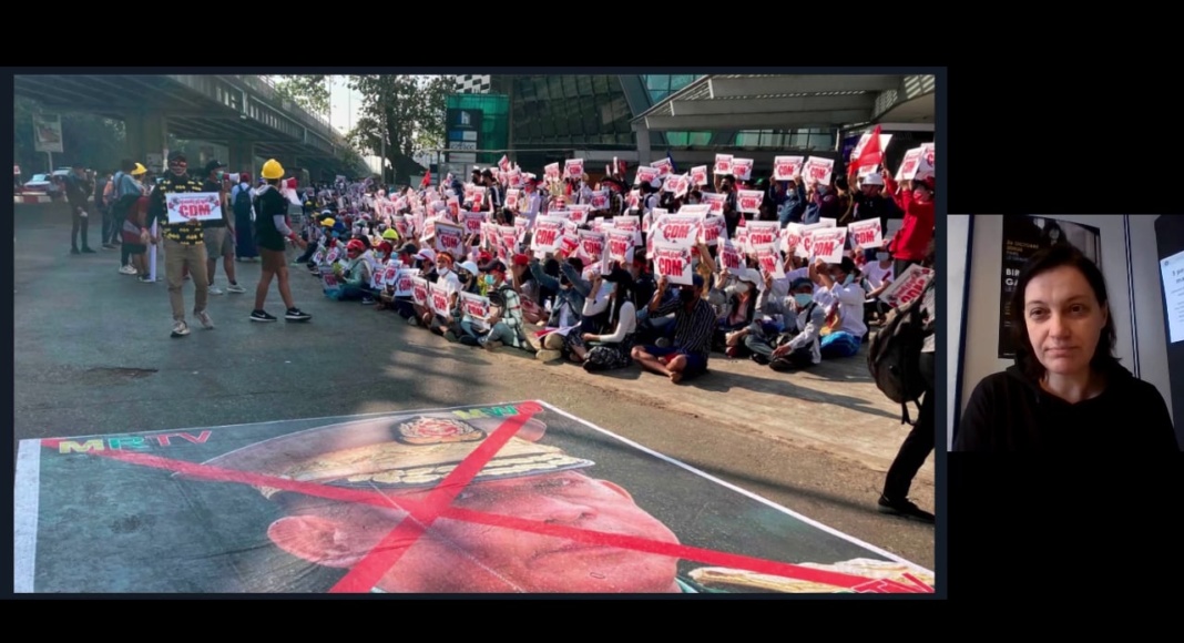 Coup d’état au Myanmar, choc et résistances de la société civile // Coup d’état at Myanmar, state of shock and civil society’s resistance